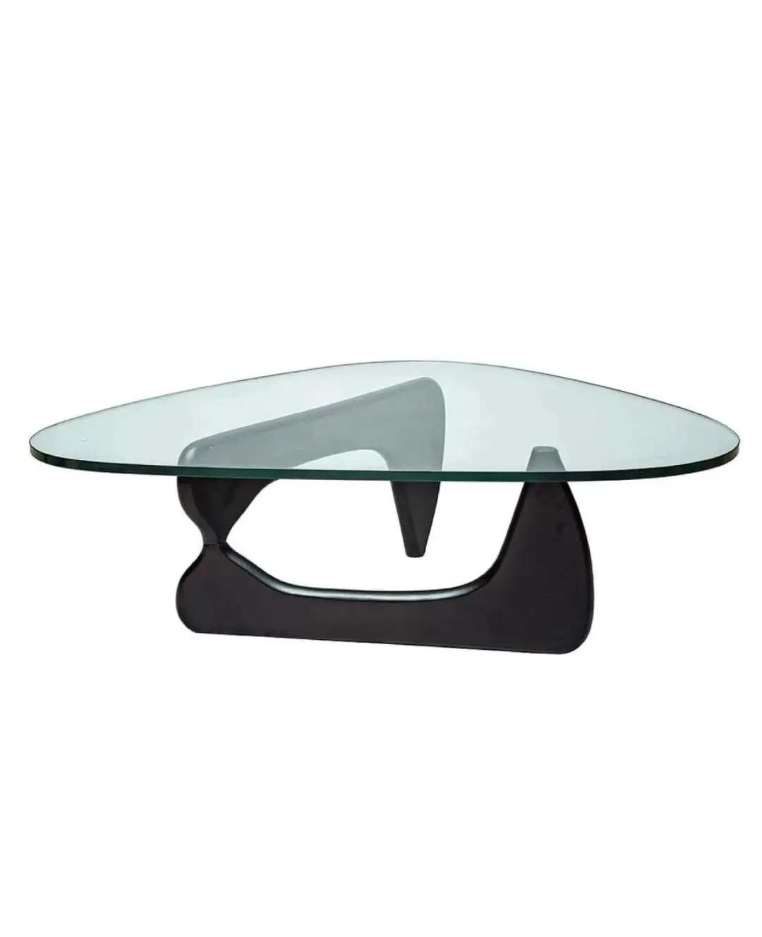 Ash Wood and Tempered Glass Coffee Table - Image 3