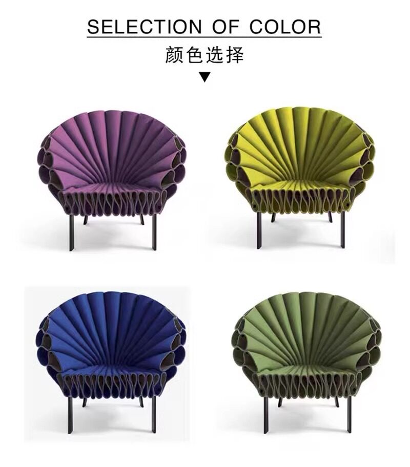 Modern Minimalist Fabric Single Sofa Chair - Image 6