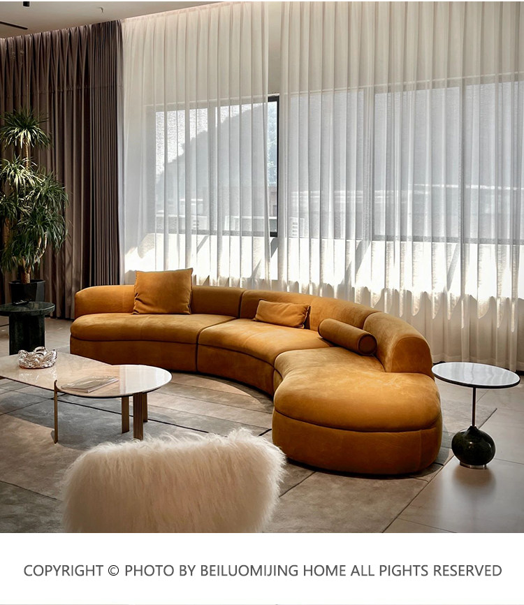 Luxury Large-Size Three-Seat Sofa - Image 5